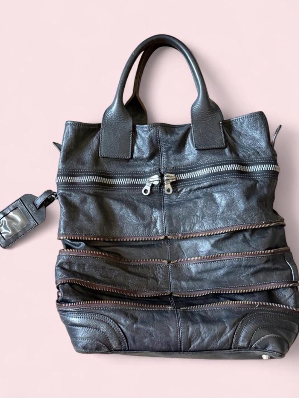 2006 Chloe Gladys Large Tote Shoulder Bag